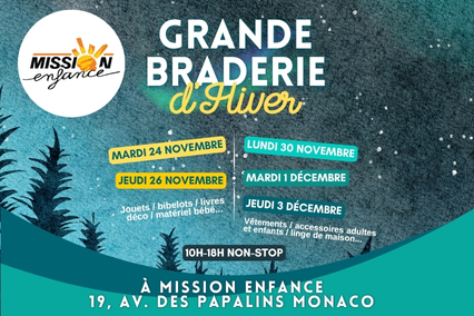 BRADERIE D'HIVER